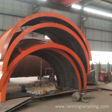 Waste Tire Rubber Recycling Pyrolysis Machine